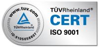 Zertifikat TÜVRheinland